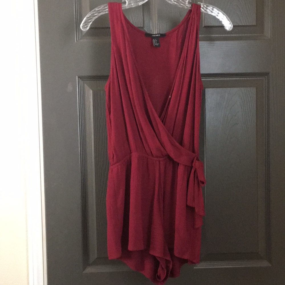 Red romper